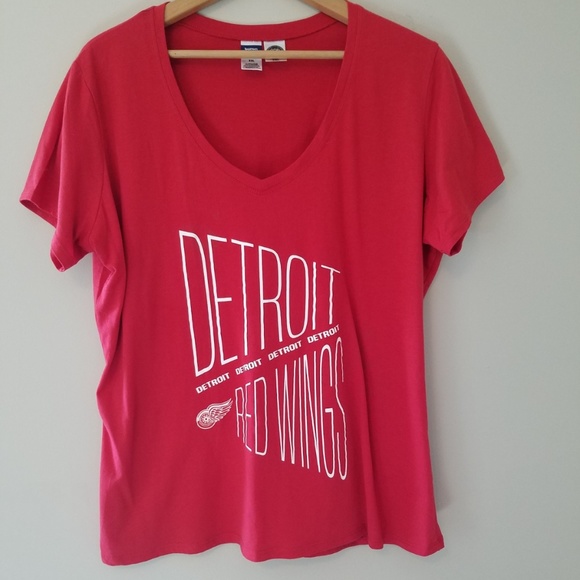 Nhl Intimates Sleepwear Bottom Drawers Red Wings Sleep T Shirt